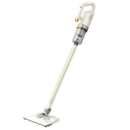 Powerful Handheld & Push-Type 2-in-1 Vacuum Cleaner, Large Suction Force for Home Use, Compact Multifunctional Corded Vac for Carpet, Bed Mattress Removal, and Wet&Dry Cleaning