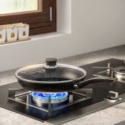 Granite Non-Stick Frying Pan, Home Use Skillet for Steak, Eggs, Pancakes, Compatible with Induction Cooktops & Gas Stoves - Image 5