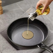 Granite Non-Stick Frying Pan, Home Use Skillet for Steak, Eggs, Pancakes, Compatible with Induction Cooktops & Gas Stoves - Image 3