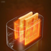 Breakfast Station 4-in-1: 2-Slice Toaster, Sandwich Maker, Egg Cooker & Coffee Warther for Quick Morning Meals - Image 3