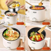 Electric Cooking Pot, Multifunctional Mini Pot for Home & Dormitory Use, All-in-One Rice Cooker & Frying Pan for Student Housing - Image 2