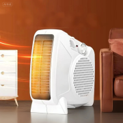 Portable Ceramic Heater, Energy Saving Electric Heater Fan for Home Office Bathroom Use, Fast Heating Small Space Warmer with Tip-Over Protection - Image 3
