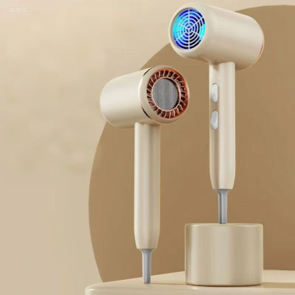 New Model High-Speed Hair Dryer, 110,000 RPM Professional AC Motor, Ionic Technology with Cool/Hot Air for Frizz-Free Shiny Hair, Home & Salon Use