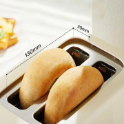 Breakfast Station 4-in-1: 2-Slice Toaster, Sandwich Maker, Egg Cooker & Coffee Warther for Quick Morning Meals - Image 8