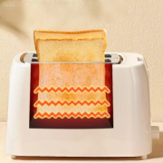 Liren 4-Slice Toaster, Multifunctional Sandwich Maker, Breakfast Machine, Compact Automatic Bread Toaster for Home Use - Image 3