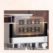 Aeomjk Semi-Auto Espresso Maker with Grinder for Cold & Hot Coffee - Image 2