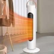 New Version Portable Heater, Fast Heating Ceramic Heater Fan for Home Use, Energy Saving Tower Heater with Bathroom Safe (IPX4) for Bedroom & Indoor Use