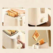 Liren 4-Slice Toaster, Multifunctional Sandwich Maker, Breakfast Machine, Compact Automatic Bread Toaster for Home Use - Image 5