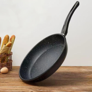 Granite Non-Stick Frying Pan, Home Use Skillet for Steak, Eggs, Pancakes, Compatible with Induction Cooktops & Gas Stoves