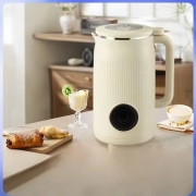 Fully Automatic Soy Milk Maker, Multifunctional Smart Blender with Heating System, Silent Operation, No-Filter Design, Baby Food Compatible, Non-Stick Base
