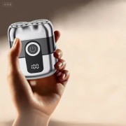 Men's Electric Shaver, Automatic Charging Shaver with LCD Display, High-Power Waterproof Shaving Machine - Image 2